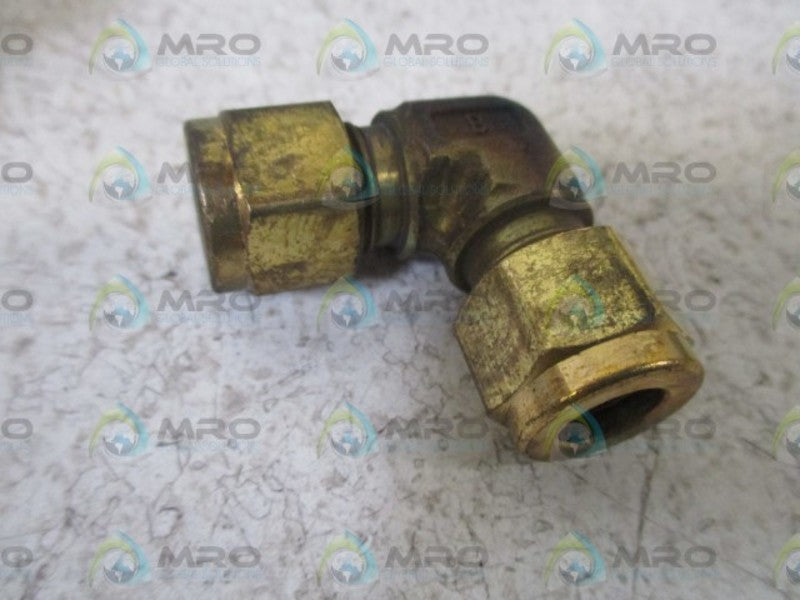 LOT OF 15 PARKER 6-6 EBZ-B BRASS ELBOW TUBE *NEW IN BOX*