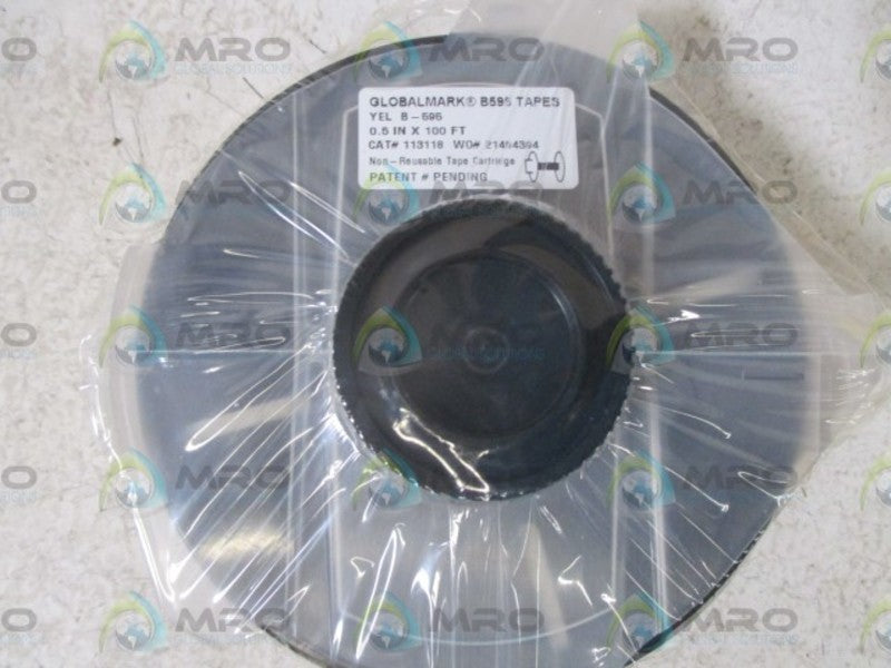 BRADY Y2272679 CART TAPE GMK YEL B595 0.5INX100FT 113118  NSMP