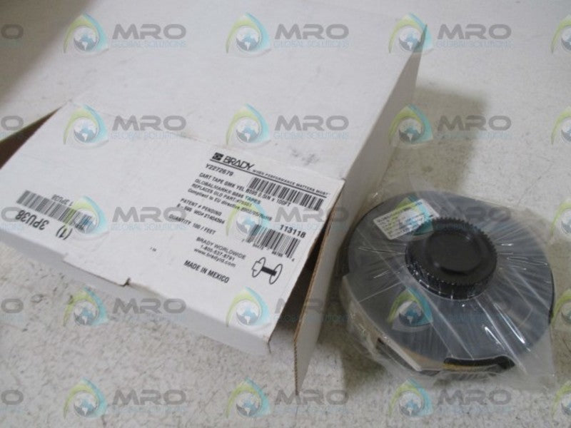 BRADY Y2272679 CART TAPE GMK YEL B595 0.5INX100FT 113118  NSMP