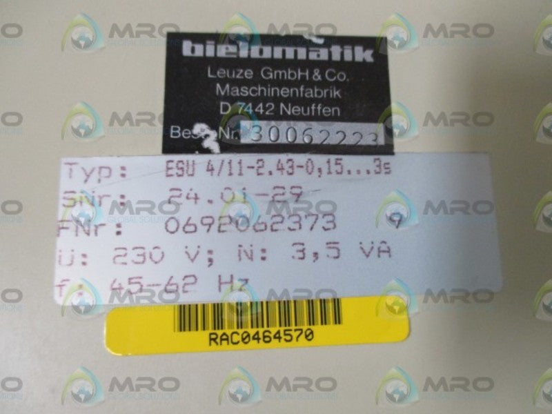 KLASCHKA ESU 4/11-2.43-0,15...3S CONVERSION MODULE  NSNP