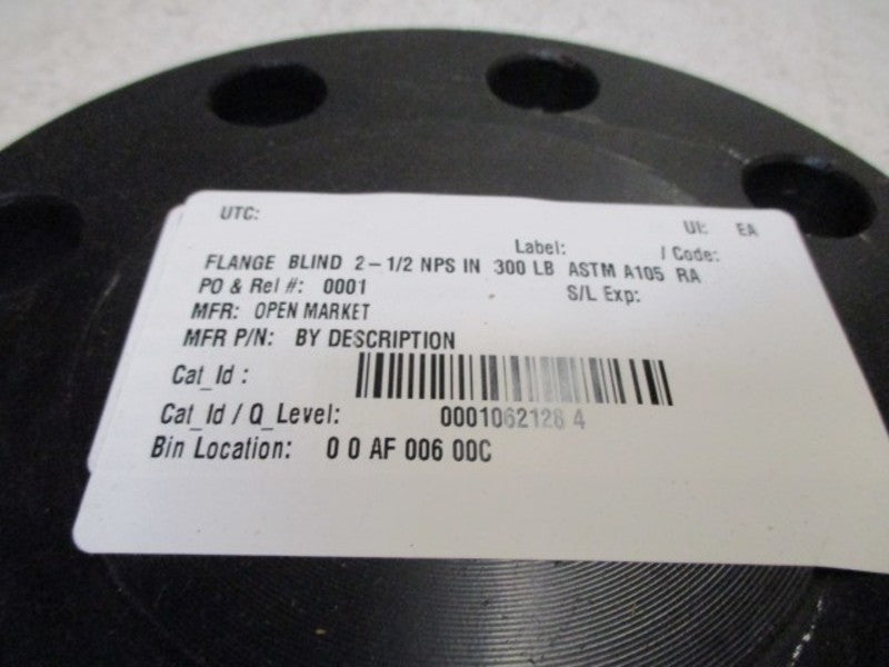 OPEN MARKET SA105605 FLANGE BLIND 2 1/2   NSNP