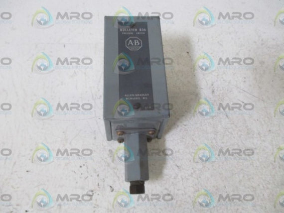 ALLEN BRADLEY 836-C10A SER.A PRESSURE CONTROL * USED *