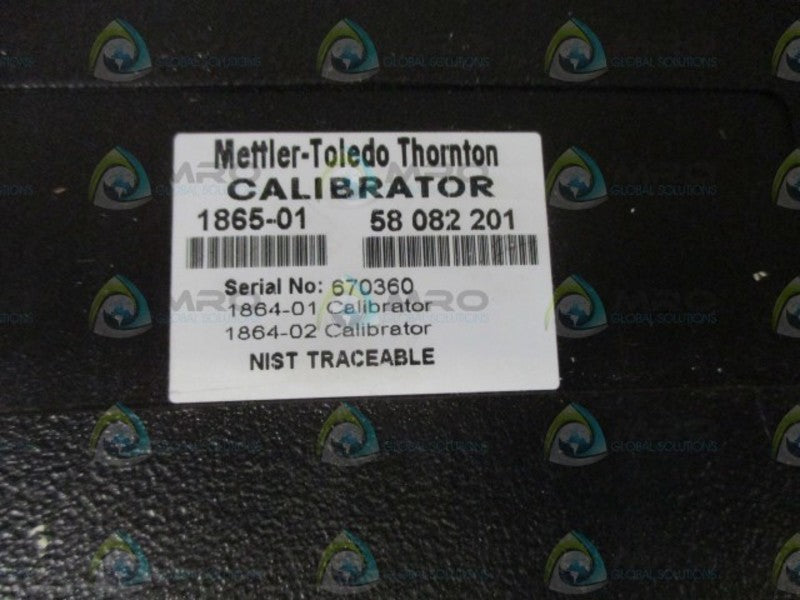 METTLER TOLEDO 1865-01 CALIBRATOR * ORIGINAL PACKAGE *