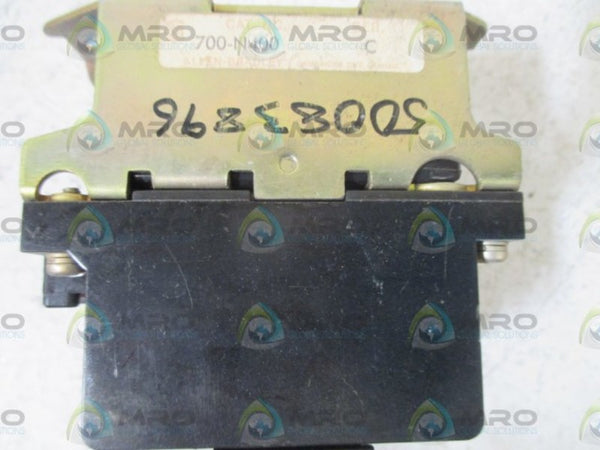 LOT OF 4 ALLEN BRADLEY 700-N400 SER.C RELAY UNMP