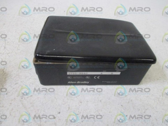 ALLEN BRADLEY 2755-NB40 SER. A ADAPTASCAN WIRING BASE  NSNP