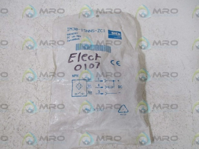 SICK IM30-15NNS-ZC1 PROXIMITY SENSOR * NEW IN A FACTORY BAG *