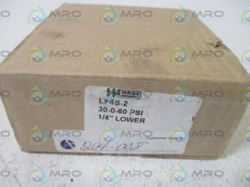 WEISS LF4S-2 GAUGE 30-0-60  NSMP