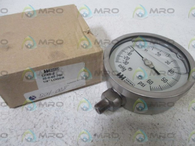 WEISS LF4S-2 GAUGE 30-0-60  NSMP