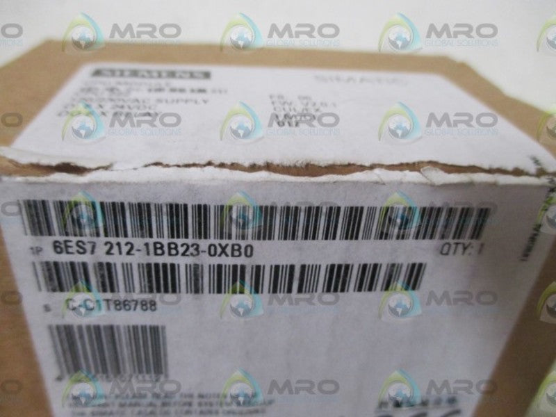 SIEMENS 6ES7 212-1BB23-0XB4 CPU MODULE  NSMP