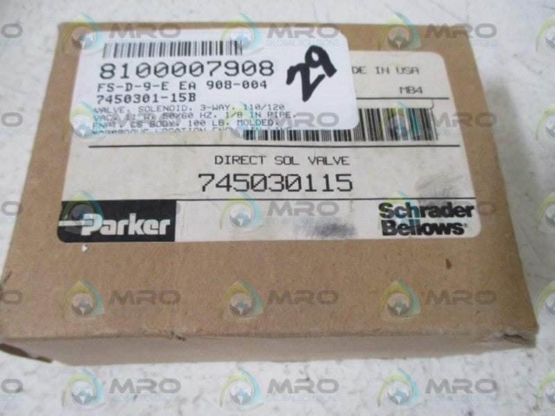 PARKER 745030115 DIRECT SOLENOID VALVE  NSMP