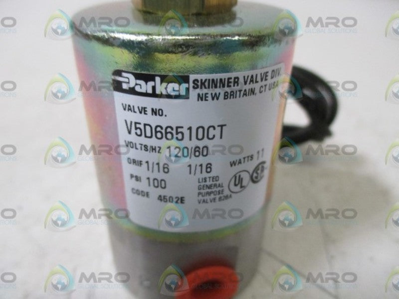 PARKER V5D66510CT SOLENOID VALVE NSNP