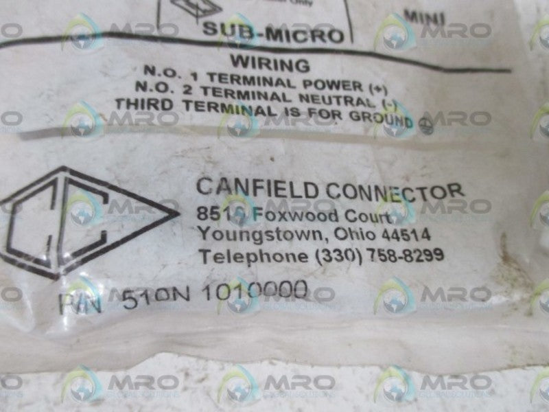 CANFIELD CONNECTOR 510N 1010000 SOLENOID CONNECTOR  NSMP
