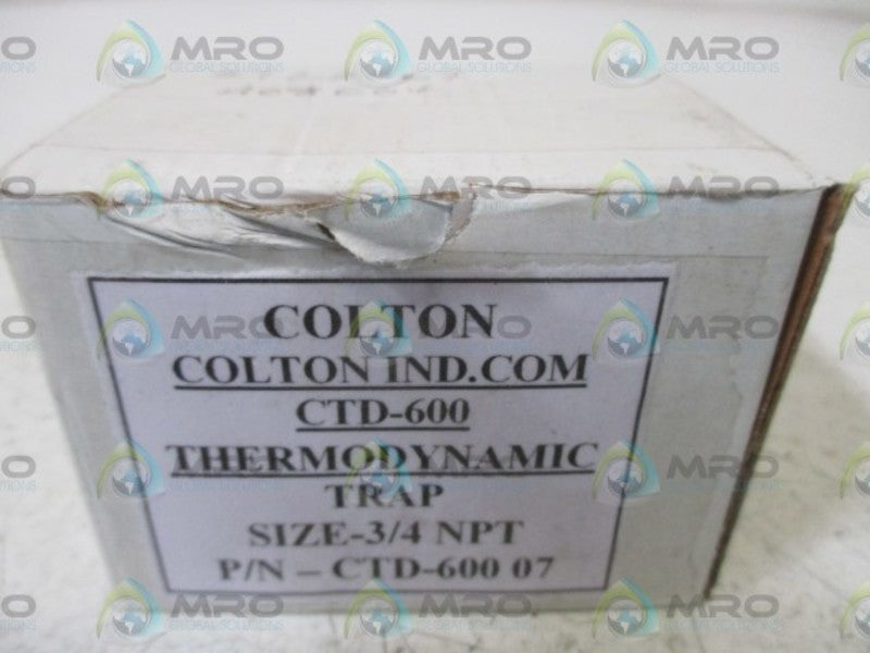 COLTON CTD-600 07 TRAP 3/4"  NSMP