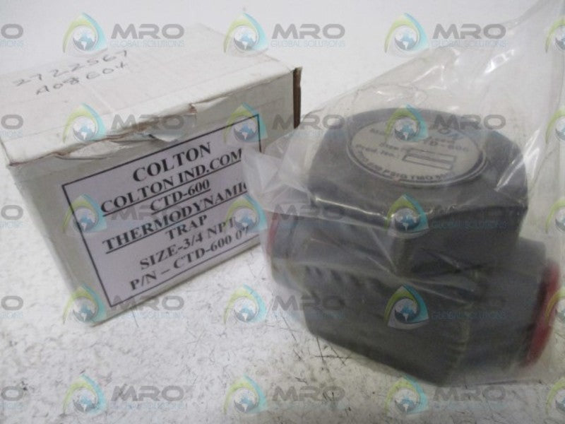 COLTON CTD-600 07 TRAP 3/4"  NSMP