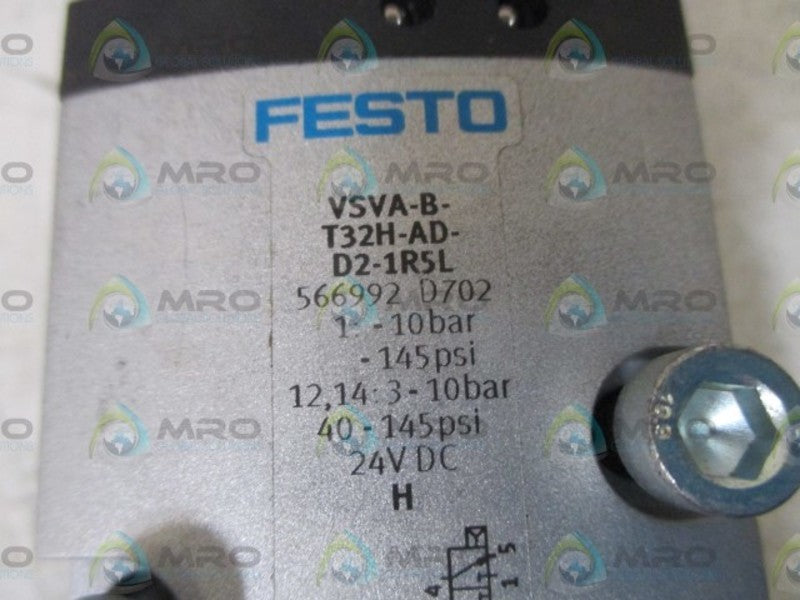 FESTO VSVA-B-T32H-AD-D2-1R5L SOLENOID VALVE NSNP