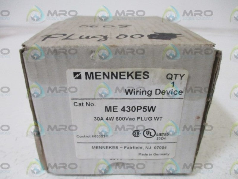 MENNEKES ME430P5W PLUG  NSMP