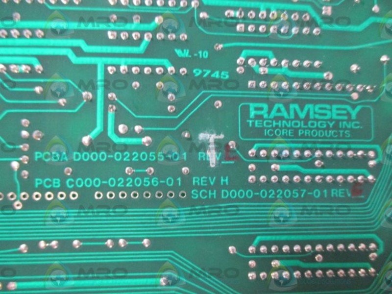 RAMSEY PCBA D0000-022055-01 CIRCUIT BOARD  UNMP