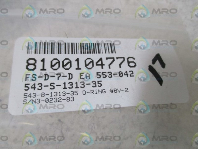 LOT OF 5 APV 543-8-1313-35 O-RING NSNP IN A BAG
