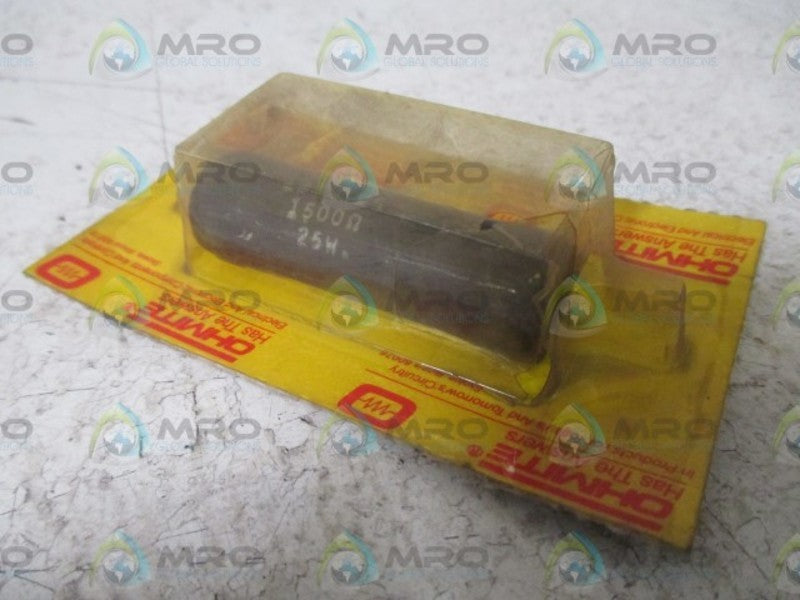 OHMITE L25J1K5 RESISTOR  ORIGINAL PACKAGE