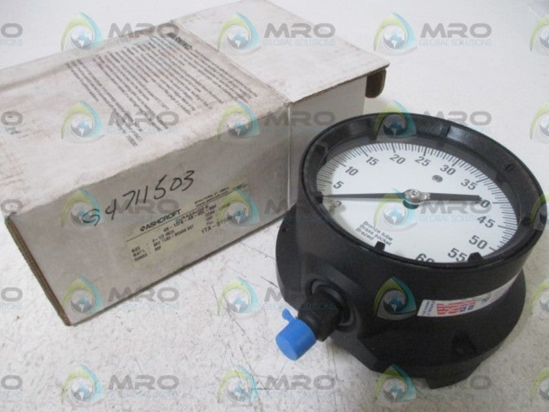 ASHCROFT 451379AS02L-60# DURAGAUGE 0-60 PSI  NSMP