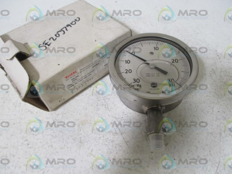 AMETEK 1233 GAUGE 30-0-30PSI  NSMP