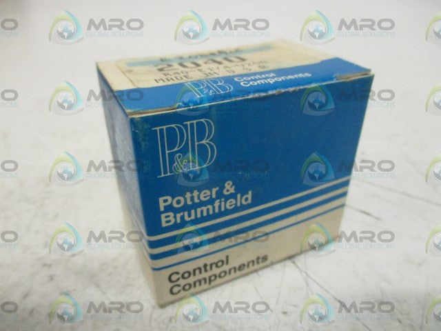 LOT OF 3 POTTER & BRUMFIELD R40-E1Y4-V200 RELAY *NEW IN BOX*