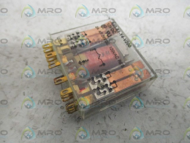 LOT OF 3 POTTER & BRUMFIELD R40-E1Y4-V200 RELAY *NEW IN BOX*