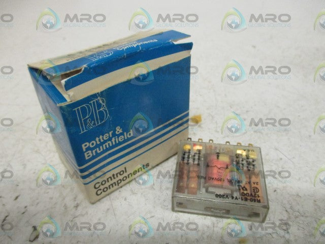 LOT OF 3 POTTER & BRUMFIELD R40-E1Y4-V200 RELAY *NEW IN BOX*