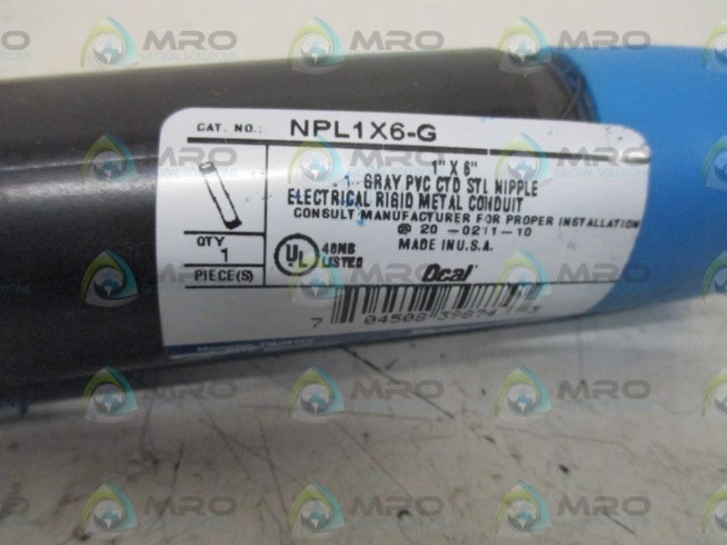 THOMAS & BETTS NPL1X6-G ELECTRIC RIDIG METAL CONDUIT  UNMP