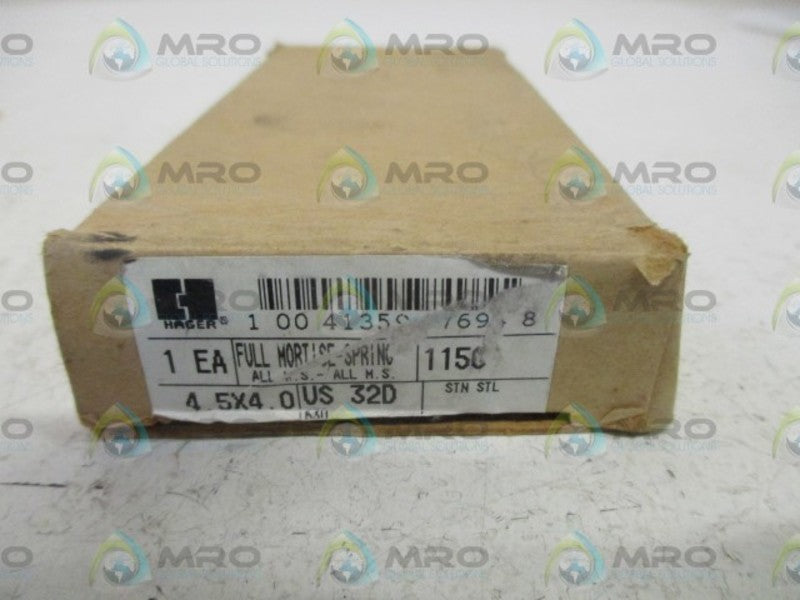 HAGER 1150 SPRING HINGE SQUARE CORNER  NSMP