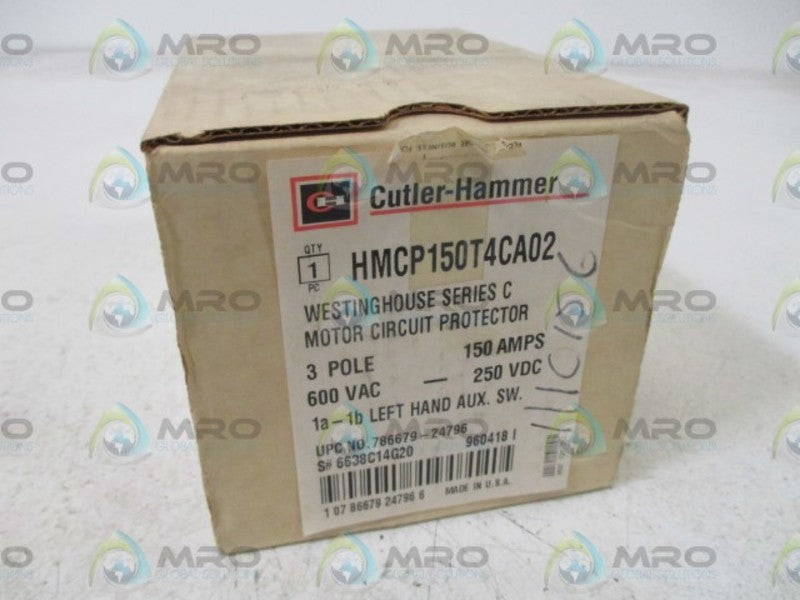 CUTLER HAMMER HMCP150T4CA02 CIRCUIT BREAKER  NSMP