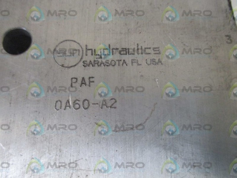 SUN HYDRAULICS OA60-A2 MANIFOLD VALVE  NSNP