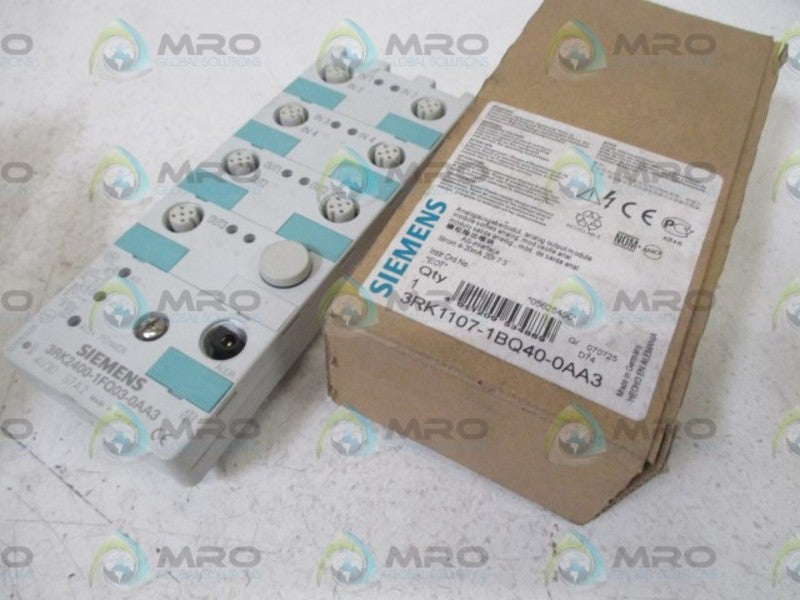 SIEMENS 3RK1107-1BQ40-0AA3 ANALOG OUTPUT MODULE * NEW IN  A BOX *