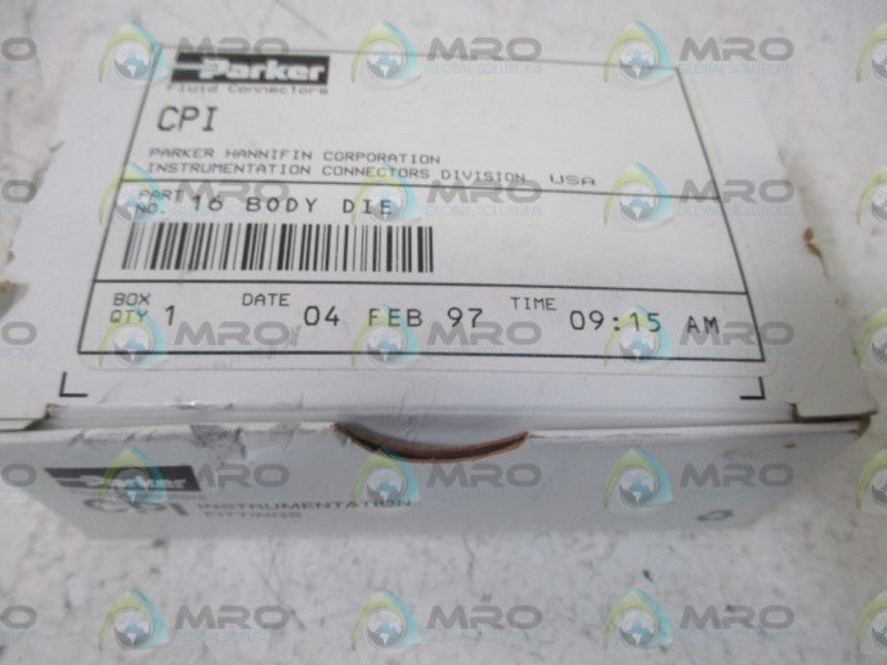 PARKER 16 BODY DIE  NSMP