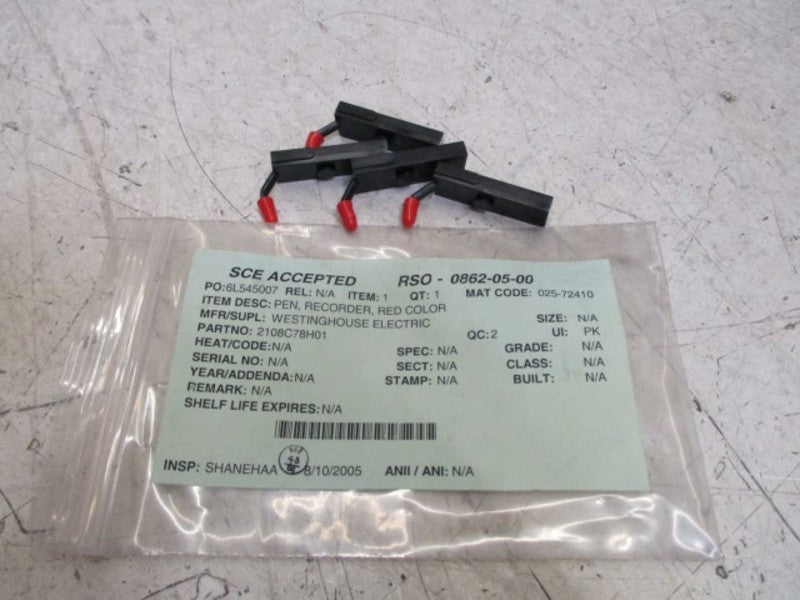 LOT OF 4 GRAPHIC CONTROLS 82-98-0202-04 PEN RECORDER NSNP