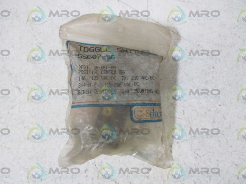 SELECTA SS607-BG TOGGLE SWITCH * NEW IN A FACTORY BAG *