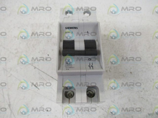 LOT OF 2 SIEMENS 5SX12 C2 CIRCUIT BREAKER *USED*