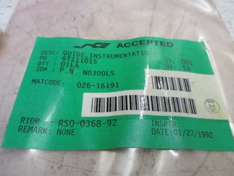 FOXBORO N0300LS GUIDE INSTRUMENTATION  NSNP