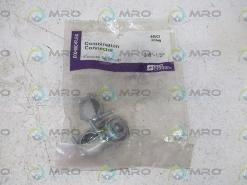 LOT OF 3 SPRO CONNEX 44002 CONNECTOR NSNP IN A FACTORY BAG