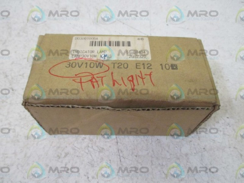 LOT OF 9 LAMP30V10W LAMP *NEW IN BOX*