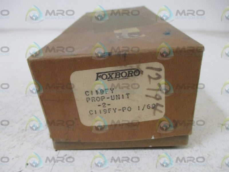 FOXBORO C119FY PROP-UNIT  NSMP