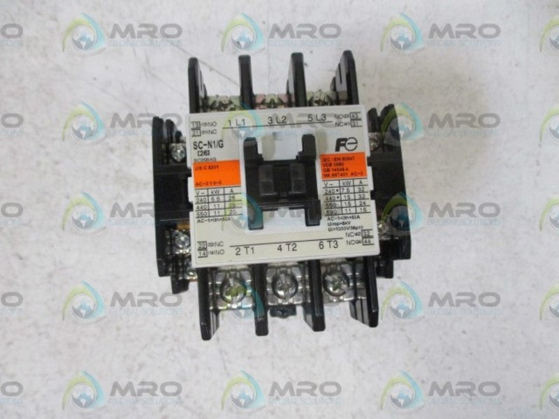 FUJI ELEC. SW-N1/G2E (3GW0T0MW22K) MAGNETIC SWITCH(AS PICTURED)  NSMP