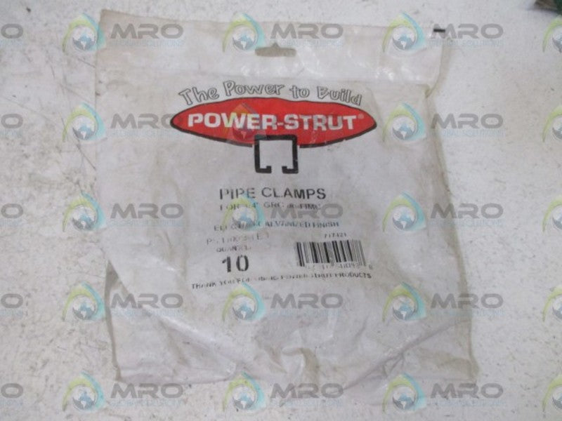 LOT OF 10 POWER-STRUT PS 1108A1EG PIPE CLAMP NSNP IN A FACTORY BAG