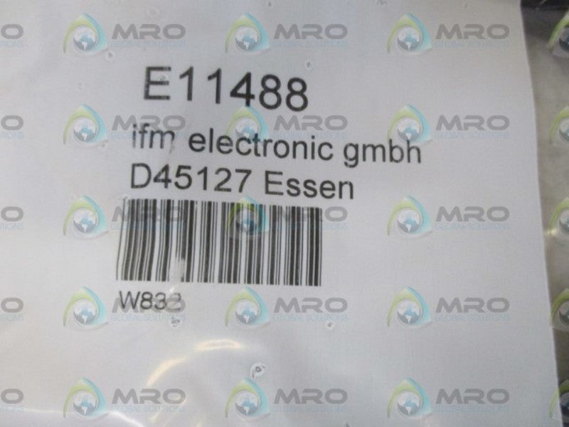 IFM EFECTOR E11488 SOCKET FOR SENSOR W/ M8 CONNECTOR  NSMP