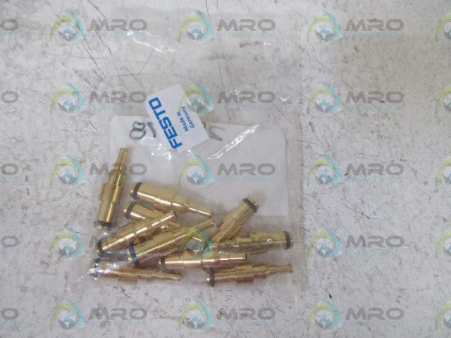 LOT OF 10 FESTO KSV-PK-3 TERMINAL PLUG *NEW IN A FACTORY BAG*