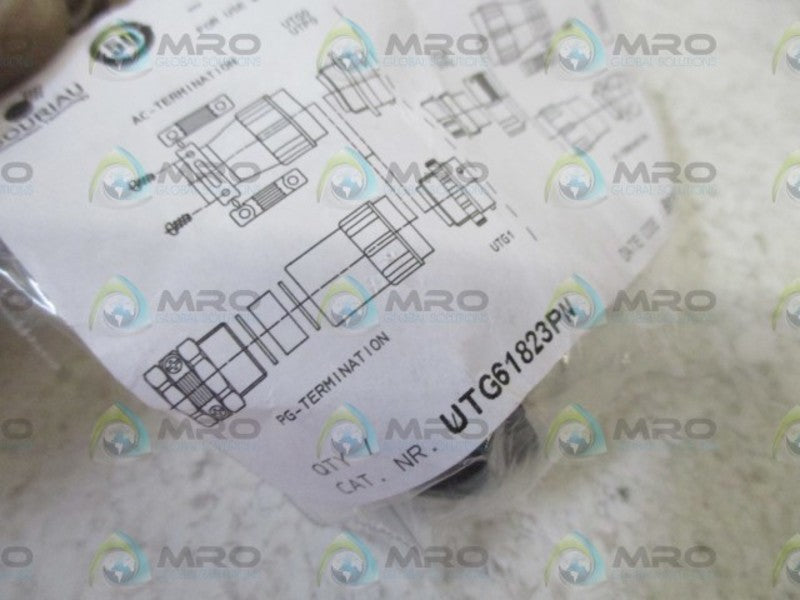 SOURIAU UTG61823PN CIRCULAR CONNECTOR PLUG NSNP IN A FACTORY BAG