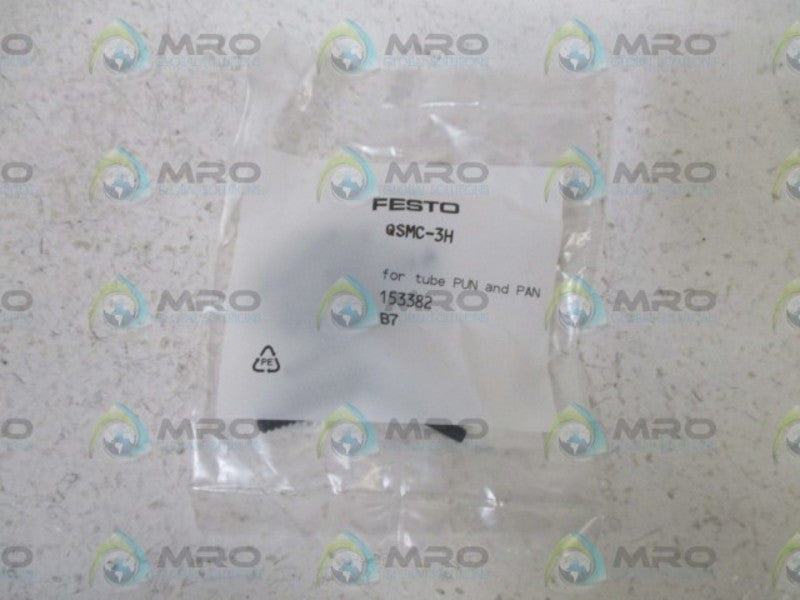 LOT OF 10 FESTO QSMC-3H BLANKING PLUG NSNP IN A FACTORY BAG