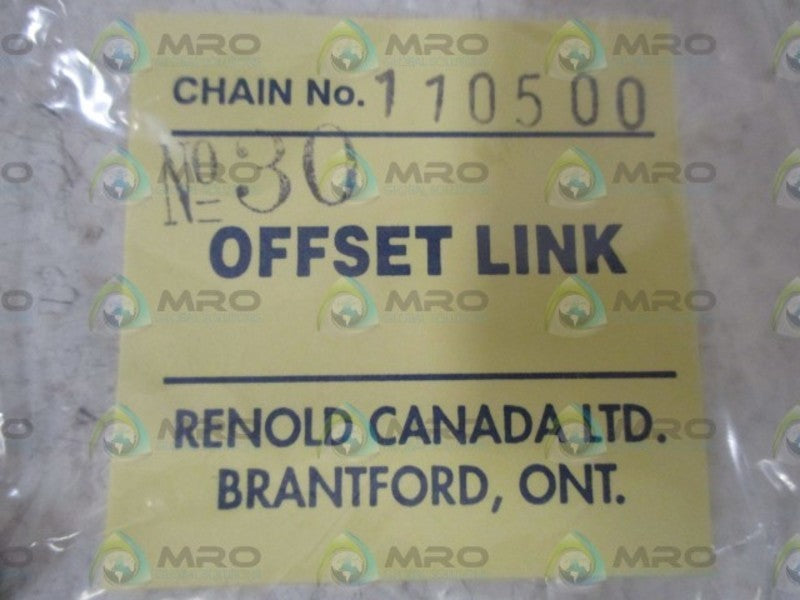 RENOLD 110500 NO.30 OFFSET LINK  NSMP