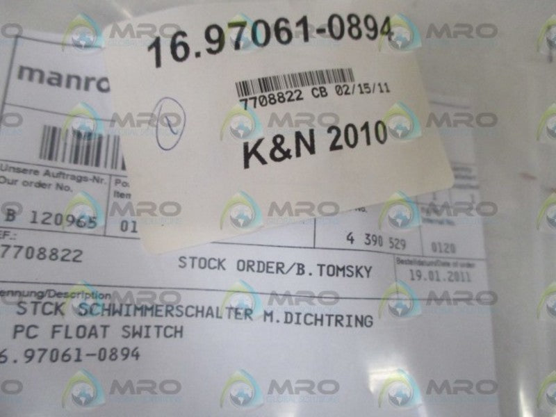 MANROLAND 16.97061.0894 FLOAT SWITCH  NSNP IN A BAG