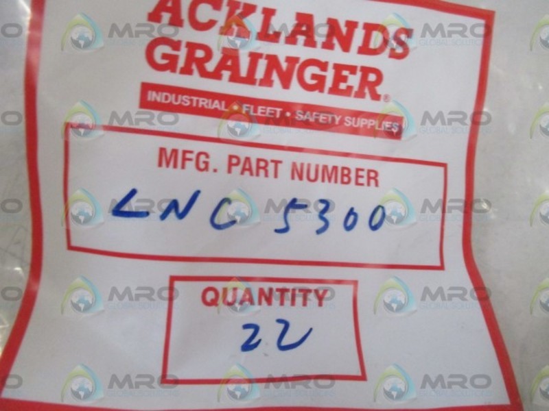 LOT OF 22 ACKLANDS GRAINGER LNC 5300 NSNP IN A FACTORY BAG